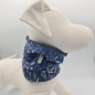 Preview: Loop für Hunde blaue Ranken